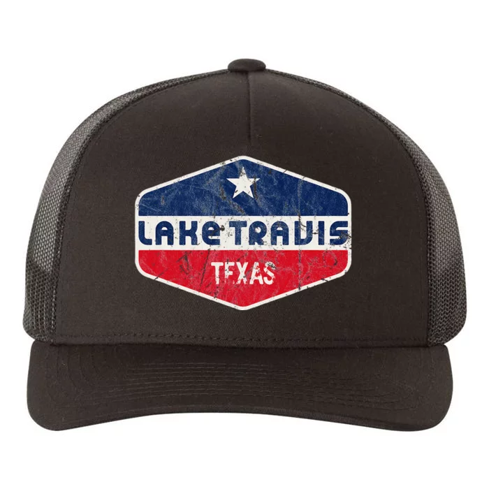 Lake Travis Texas Yupoong Adult 5-Panel Trucker Hat