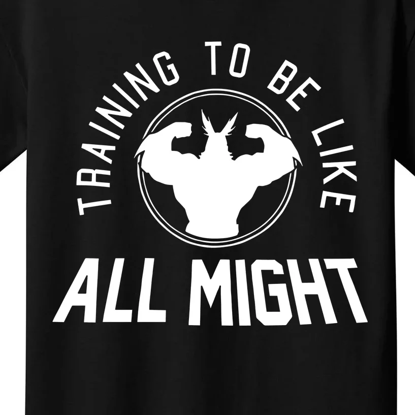 Limited Training To Be Like All Might Kids T-Shirt