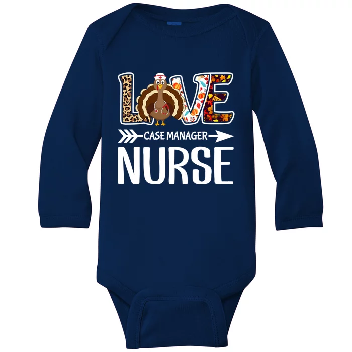 Love Turkey Thanksgiving Case Ager Nurse Costume Leopard Gift Baby Long Sleeve Bodysuit