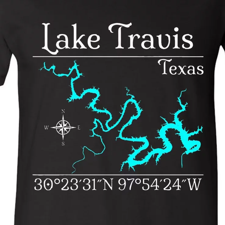 Lake Travis Texas V-Neck T-Shirt