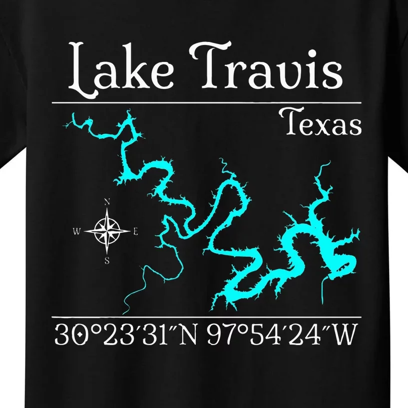 Lake Travis Texas Kids T-Shirt