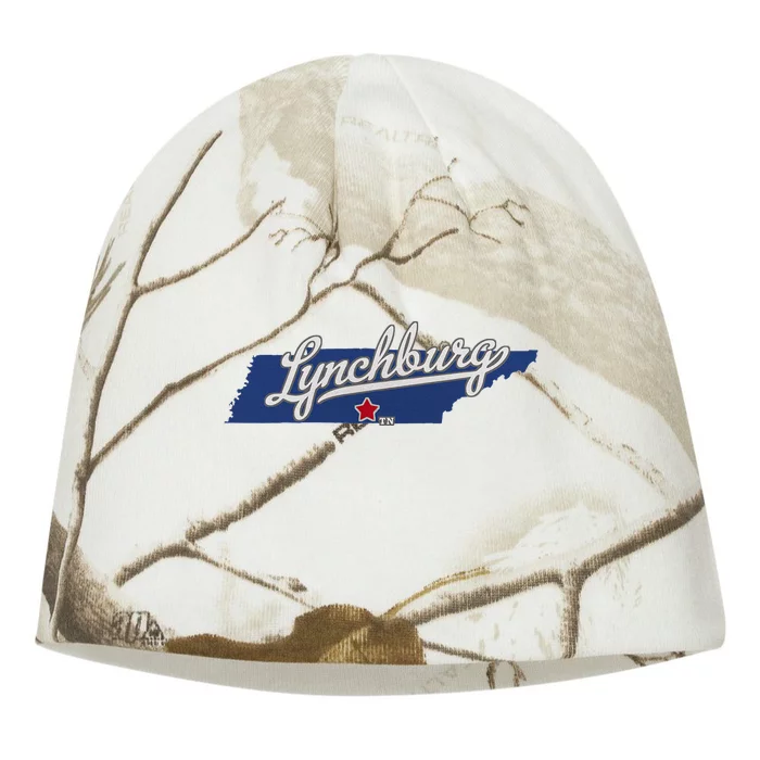 Lynchburg Tennessee Tn Map Kati - Camo Knit Beanie