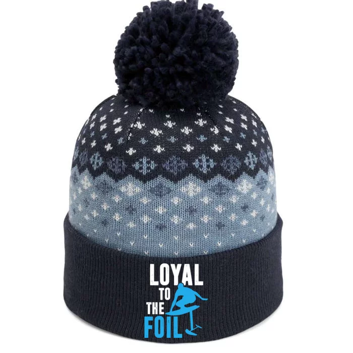 Loyal To The Foil, Foil Board Hydrofoil Surfing The Baniff Cuffed Pom Beanie