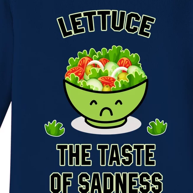 Lettuce The Taste Of Sadness Baby Long Sleeve Bodysuit