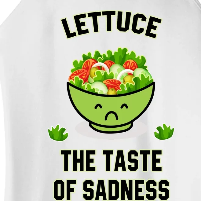 Lettuce The Taste Of Sadness Women’s Perfect Tri Rocker Tank