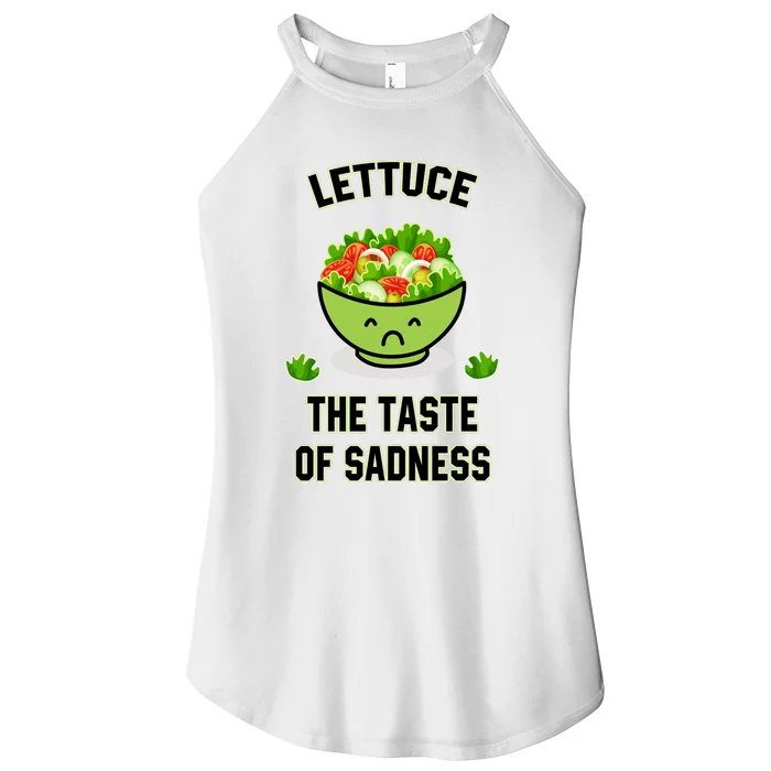 Lettuce The Taste Of Sadness Women’s Perfect Tri Rocker Tank