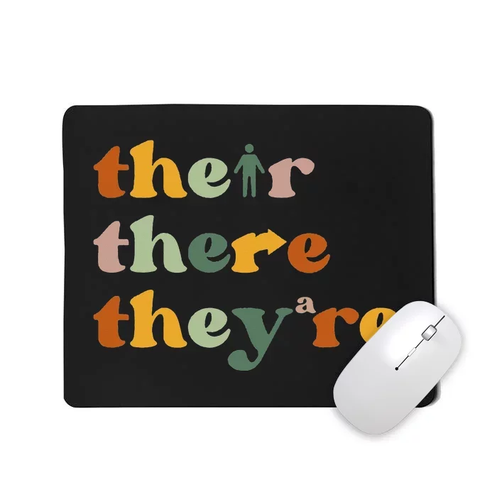 Learn Their There They’re Funny Grammar Mousepad