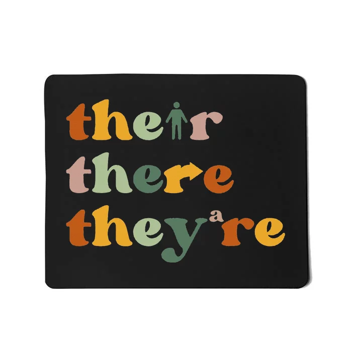 Learn Their There They’re Funny Grammar Mousepad