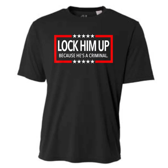 Lock Trump Up 2024 Lock Him Up Cooling Performance Crew T-Shirt