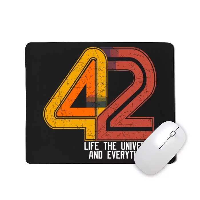 Life The Universe And Everything Mousepad