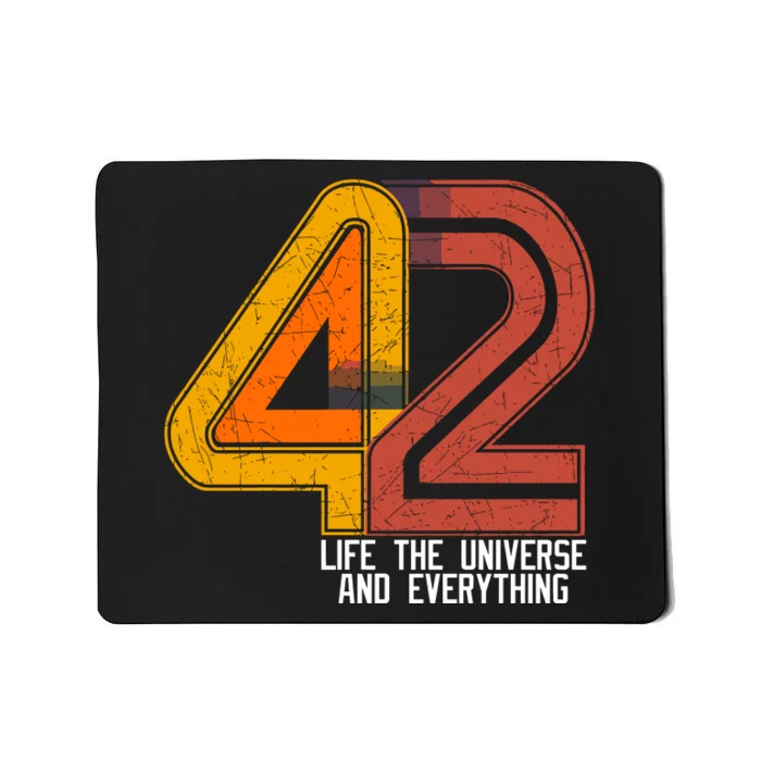 Life The Universe And Everything Mousepad