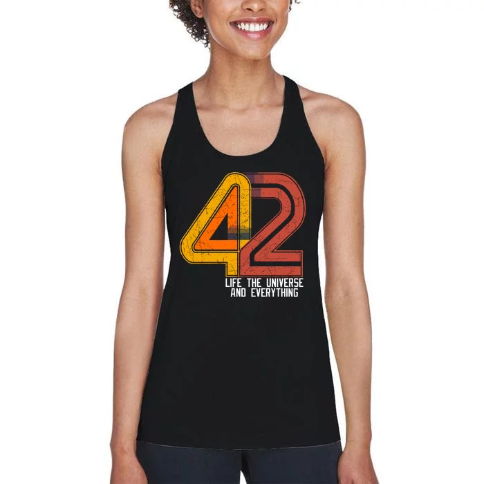 Life The Universe And Everything Women's Racerback Tank