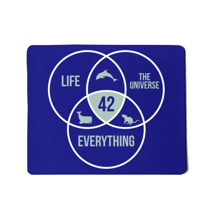 Life The Universe And Everything 42 Answer To Life Gift Mousepad