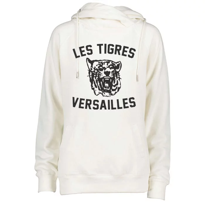 Les Tigres Versailles France French Tigers Trendy Design Womens Funnel Neck Pullover Hood