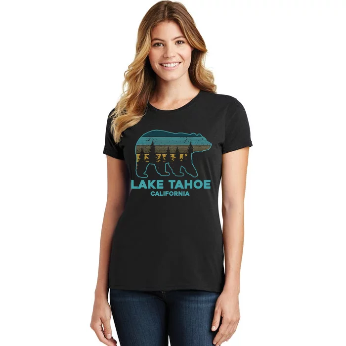 Lake Tahoe Vintage California Grizzly Bear Souvenir Gift Women's T-Shirt