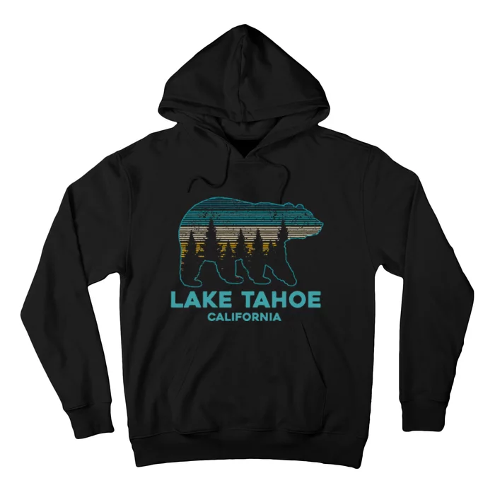 Lake Tahoe Vintage California Grizzly Bear Souvenir Hoodie