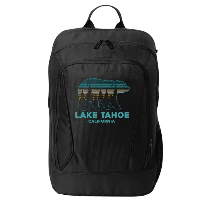 Lake Tahoe Vintage California Grizzly Bear Souvenir City Backpack