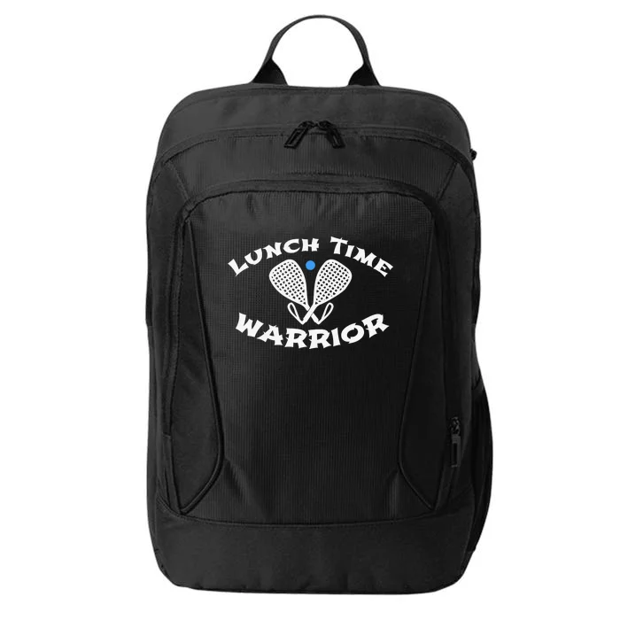 Lunch Time Warrior Racquetball Racquetball Funny City Backpack