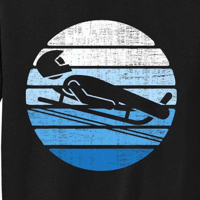 Luge Team Winter Sports Lovers Retro Luge Tall Sweatshirt