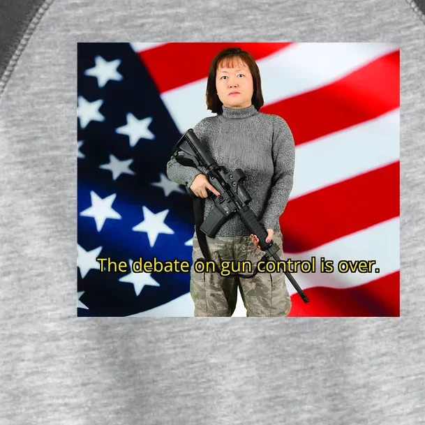 Lily Tang Williams The Debate On Gun Control Is Over Toddler Fine Jersey T-Shirt