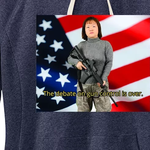 Lily Tang Williams The Debate On Gun Control Is Over Women's Fleece Hoodie