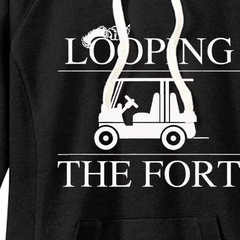 Looping The Wilderness Campground Fort Camping Life Women's Fleece Hoodie