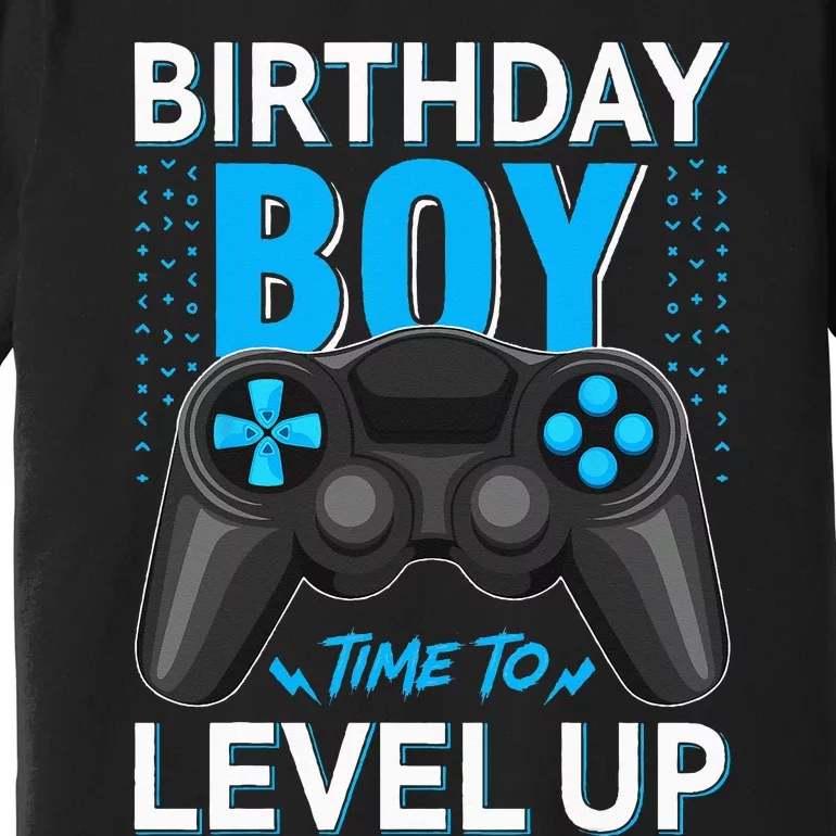 Level Up Birthday Gamer Party Video Game Gift Premium T-Shirt