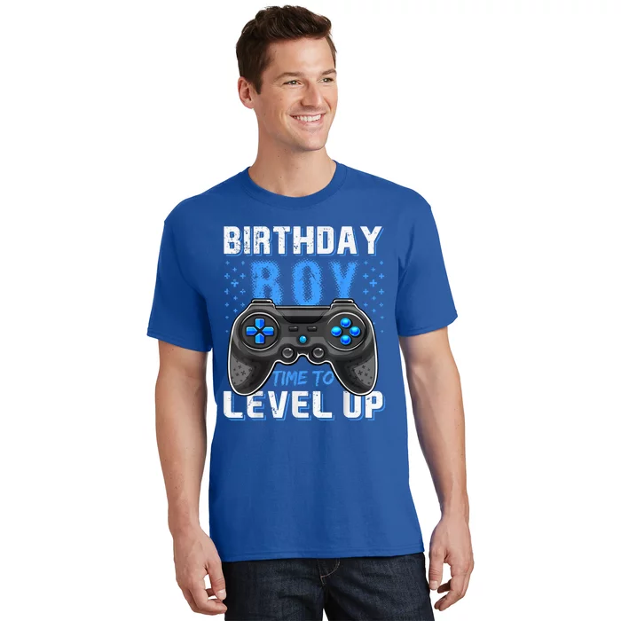 Level Up Birthday Gamer Gift Classic Fit Short Sleeve Black T-Shirt