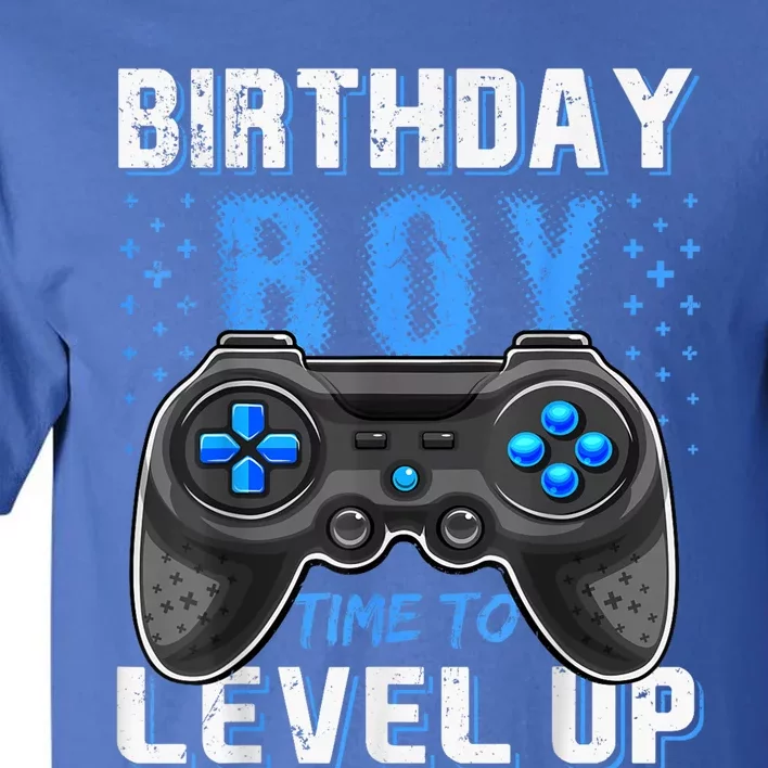 Level Up Birthday Gamer Gift Classic Fit Short Sleeve Black Tall T-Shirt