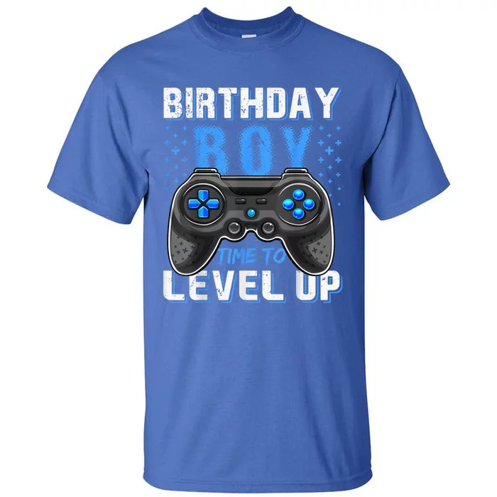 Level Up Birthday Gamer Gift Classic Fit Short Sleeve Black Tall T-Shirt