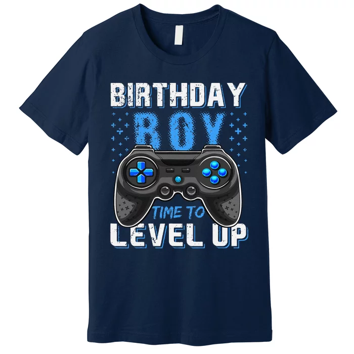 Level Up Birthday Boy Gamer Classic Fit Premium T-Shirt