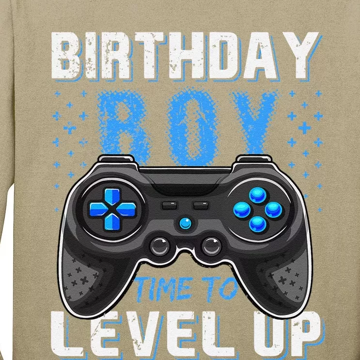 Level Up Birthday Boy Gamer Classic Fit Tall Long Sleeve T-Shirt