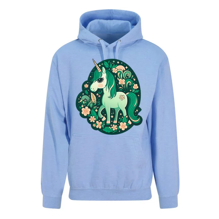 Leprechaun Unicorn Beer Design Irish Unicorn St Patricks Gift Unisex Surf Hoodie