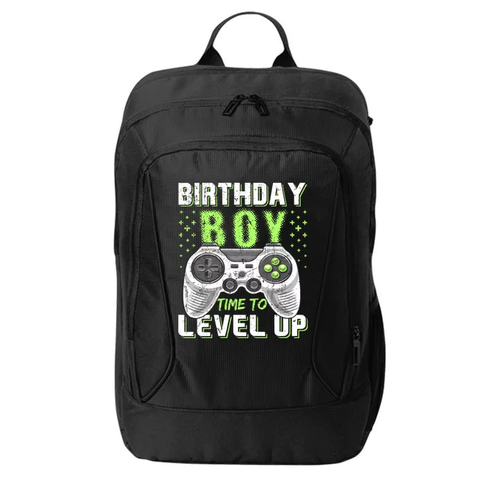 Level Up Birthday Boy Video Game City Backpack