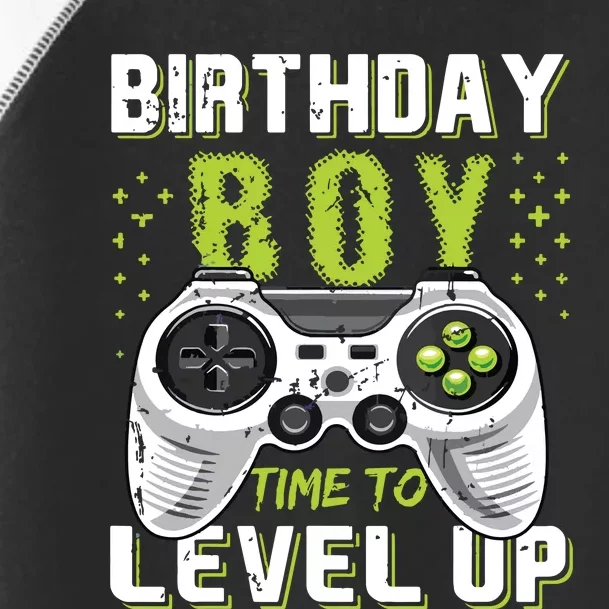 Level Up Birthday Boy Video Game Toddler Fine Jersey T-Shirt