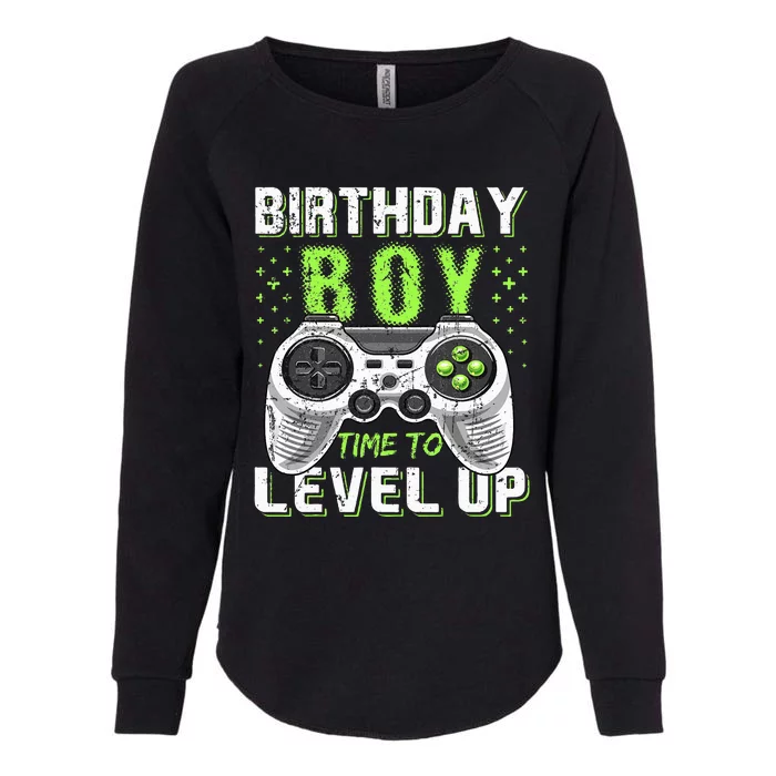 Level Up Birthday Video Game Black Party Gift Womens California Wash Sweatshirt