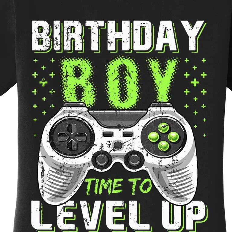 Level Up Birthday Video Game Black Party Gift Women's T-Shirt