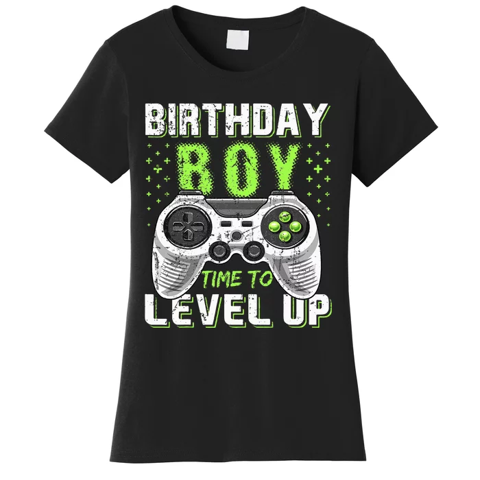 Level Up Birthday Video Game Black Party Gift Women's T-Shirt