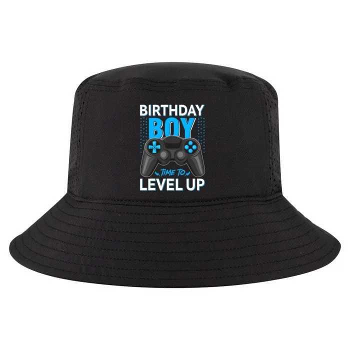 Level Up Birthday Boy Gamer Kids Party Video Game Gift Cool Comfort Performance Bucket Hat