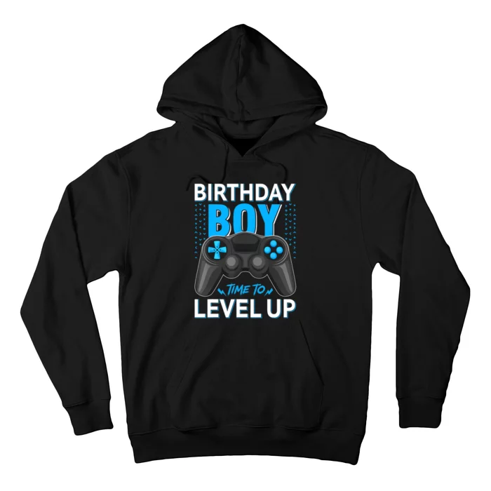 Level Up Birthday Boy Gamer Kids Party Video Game Gift Hoodie