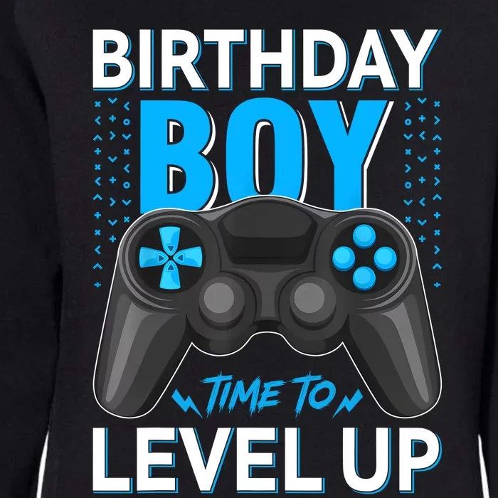 Level Up Birthday Boy Gamer Kids Party Video Game Gift Womens California Wash Sweatshirt