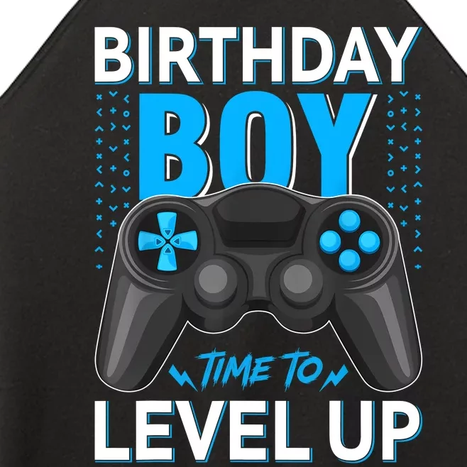 Level Up Birthday Boy Gamer Kids Party Video Game Gift Women’s Perfect Tri Rocker Tank