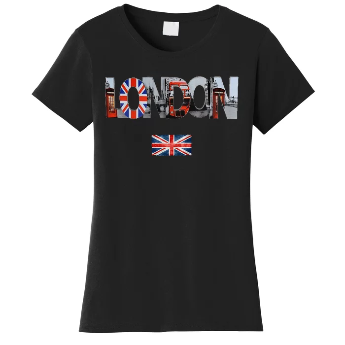 London Uk British Flag England Great Britain Women's T-Shirt