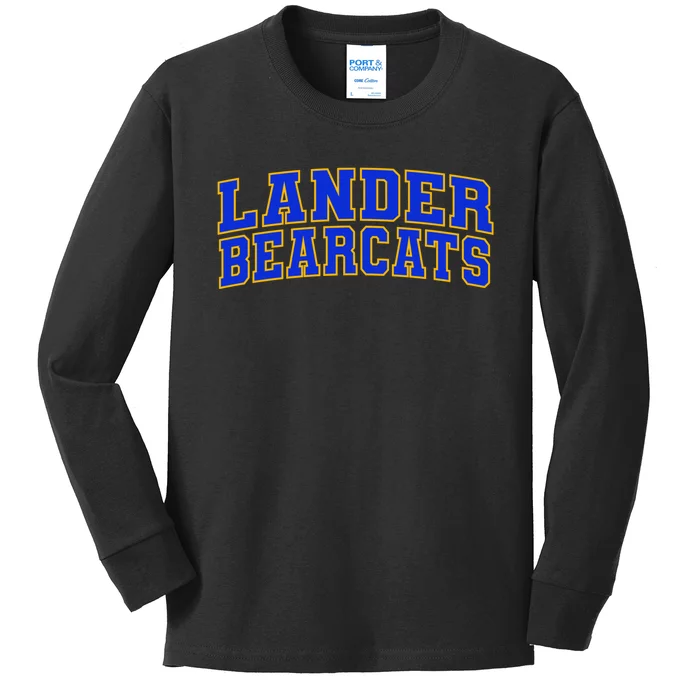 Lander University Bearcats Kids Long Sleeve Shirt