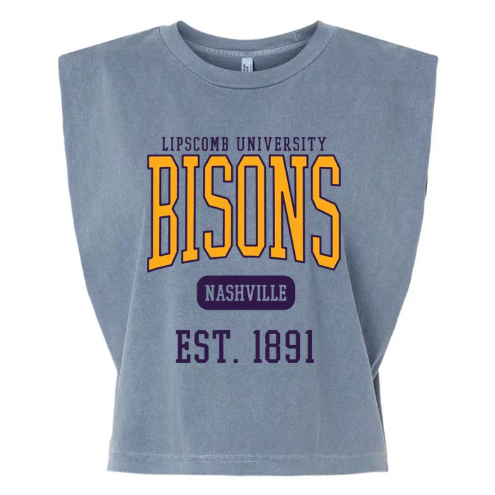 Lipscomb University Bison Est Date Garment-Dyed Women's Muscle Tee