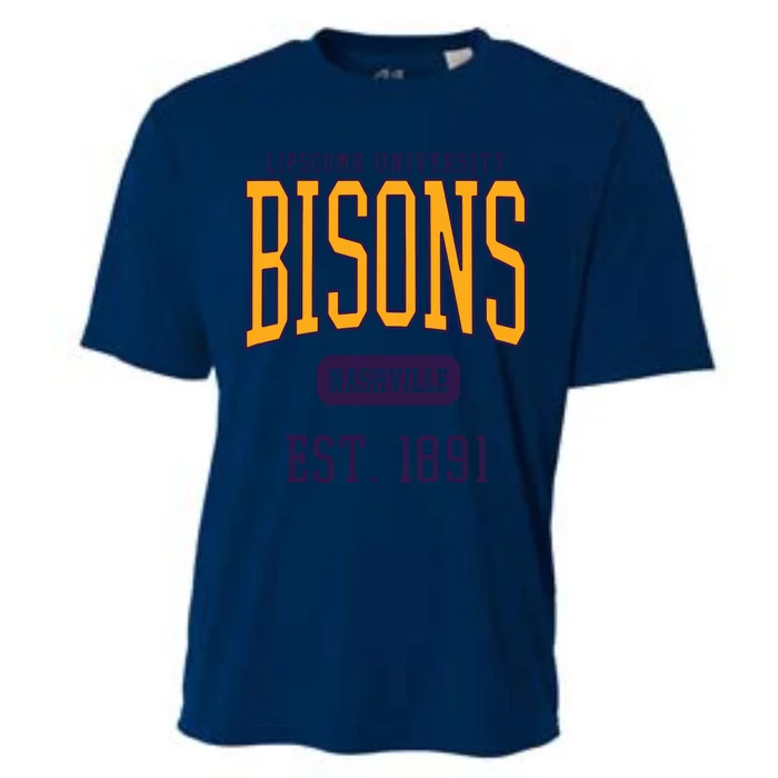 Lipscomb University Bison Est Date Cooling Performance Crew T-Shirt