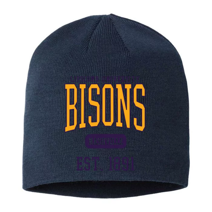 Lipscomb University Bison Est Date 8 1/2in Sustainable Knit Beanie