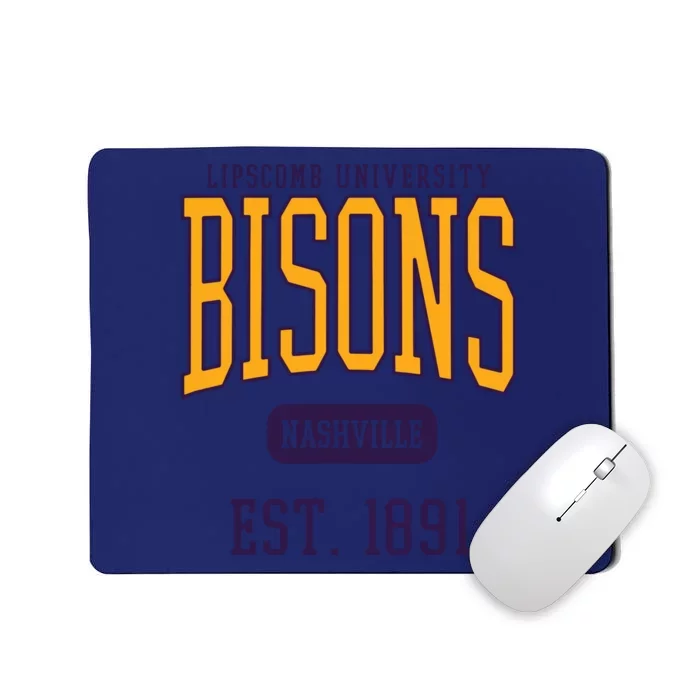 Lipscomb University Bison Est Date Mousepad