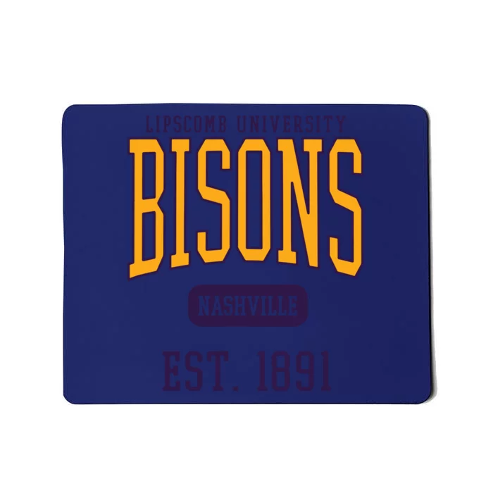 Lipscomb University Bison Est Date Mousepad