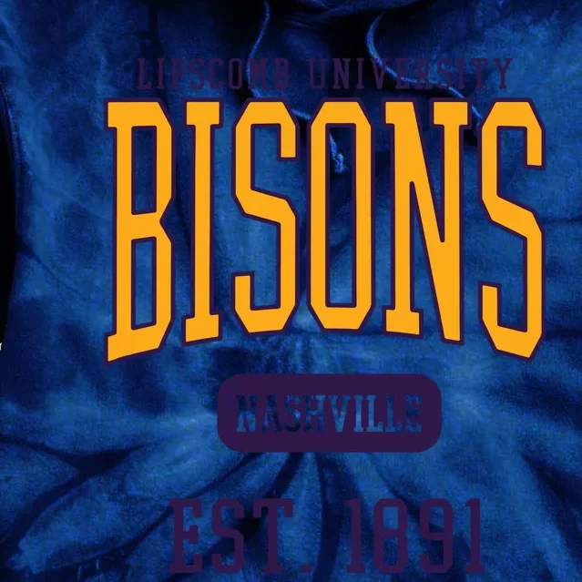 Lipscomb University Bison Est Date Tie Dye Hoodie